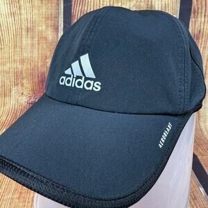 Adidas Aeroready Hat Black Strapback Lightweight Baseball Golf Tennis Ball Cap